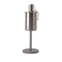 Esschert Design Torche à Huile sur Pied Acier Inoxydable Lampe Lumière Jardin