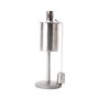 Esschert Design Torche à Huile sur Pied Acier Inoxydable Lampe Lumière Jardin