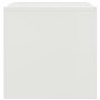 vidaXL 2X Tables de Chevet Table de Canapé Table de Nuit avec Un Compartiment Ouvert Salon Chambre à Coucher Blanc 40x30x30 cm A