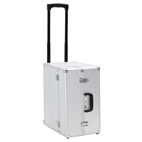 vidaXL Valise de Pilote Mallette de Pilote Trolley à roulettes Valise à roulettes Trolley de Pilote Boîte de Pilote Voyage 47x39