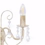 vidaXL Applique Murale à Perles Antique 2 Ampoules Lampe Murale Lumière Eclairage Salon Bureau Salle à Manger Chambre Maison Int
