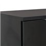 vidaXL Buffet Commode Armoire de Rangement avec 2 Tiroirs et 2 Portes Chambre à Coucher Salon Salle de Séjour Maison Noir Brilla