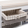 vidaXL Banc d'Entrée Banc de Rangement Banquette de Couloir Salon Salle de Séjour Chambre à Coucher Maison Intérieur Blanc Bois 
