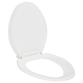 vidaXL Abattant WC à Fermeture en DouceurSiège de Toilette Cuvette Lunette de Toilette Salle de Bains Maison Restaurant Magasin 
