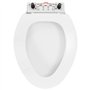 vidaXL Abattant WC à Fermeture en DouceurSiège de Toilette Cuvette Lunette de Toilette Salle de Bains Maison Restaurant Magasin 