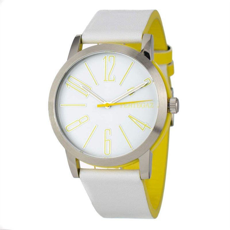 Pertegaz Hommes Analogique Quartz Montre avec Bracelet en Cuir P24001-BA