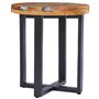 vidaXL Table Basse Table d'Appoint Table de Salon Bout de Canapé Maison Intérieur Salle de Séjour 40x45 cm Polyrésine Bois de Te