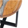 vidaXL Table Basse Table d'Appoint Table de Salon Bout de Canapé Maison Intérieur Salle de Séjour 40x45 cm Polyrésine Bois de Te