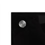 vidaXL Dosseret de Cuisine Carrelage Mural Décoration Protection Anti-éclaboussures Résistant aux Rayures Noir 100x40 cm Verre T