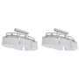 vidaXL 2x Plafonnier avec Abat-jours Lampe Suspendue Lustre Luminaire Eclairage Salon Salle à Manger Salle de Séjour Maison Inté