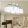 vidaXL 2x Plafonnier avec Abat-jours Lampe Suspendue Lustre Luminaire Eclairage Salon Salle à Manger Salle de Séjour Maison Inté