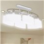 vidaXL 2x Plafonnier avec Abat-jours Lampe Suspendue Lustre Luminaire Eclairage Salon Salle à Manger Salle de Séjour Maison Inté