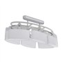 vidaXL 2x Plafonnier avec Abat-jours Lampe Suspendue Lustre Luminaire Eclairage Salon Salle à Manger Salle de Séjour Maison Inté