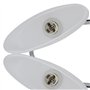 vidaXL 2x Plafonnier avec Abat-jours Lampe Suspendue Lustre Luminaire Eclairage Salon Salle à Manger Salle de Séjour Maison Inté