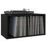 vidaXL Boîte de Rangement de Vinyles, Armoire de Classement, Étagère de Collection de Disques, Organisateur de Maison Salon Inté