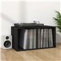 vidaXL Boîte de Rangement de Vinyles, Armoire de Classement, Étagère de Collection de Disques, Organisateur de Maison Salon Inté