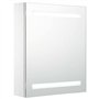 vidaXL Armoire de Salle de Bain à Miroir LED Armoire à LED Murale Armoire de Rangement Chambre à Coucher Maison Intérieur 50x13,