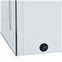 vidaXL Armoire de Salle de Bain à Miroir LED Armoire à LED Murale Armoire de Rangement Chambre à Coucher Maison Intérieur 50x13,