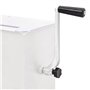vidaXL Mélangeur de Viande Manuel avec Couvercle Hachoir Electrique Machine à Hacher Broyeur à Viande Cuisine Maison Argenté Aci