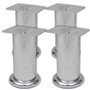 vidaXL 8X Pieds Ronds de Canapé Pieds de Sofa Jambe de Canapé Jambe de Sofa Pieds de Meuble Pieds de Remplacement Robuste Stable