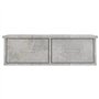 vidaXL Ãƒâ€°tagÃƒ¨re Murale avec tiroirs Gris bÃƒton 60x26x18,5 cm AgglomÃƒrÃƒ