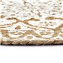 vidaXL 6X Napperons Set de Table Napperons de Restaurant Napperons de Maison Napperons de Table de Salle à Manger Blanc 38 cm Ro
