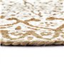 vidaXL 6X Napperons Set de Table Napperons de Restaurant Napperons de Maison Napperons de Table de Salle à Manger Blanc 38 cm Ro