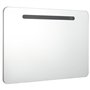 vidaXL Armoire de Salle de Bain à Miroir LED Armoire à LED Murale Armoire de Rangement Chambre à Coucher Maison Intérieur 80x9,5