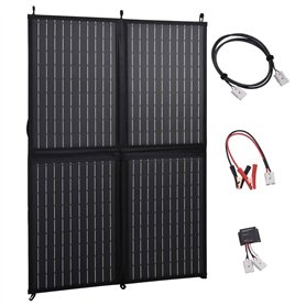 vidaXL Chargeur de Panneau Solaire Pliable 100 W 12 V