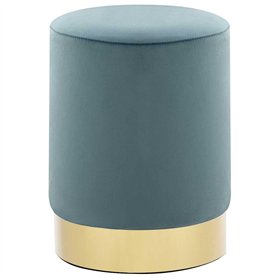 vidaXL Tabouret Repose-Pied de Salon Pouf de Salon Repose-Pied de Couloir Pouf de Chambre à Coucher Intérieur Maison Bleu Clair 