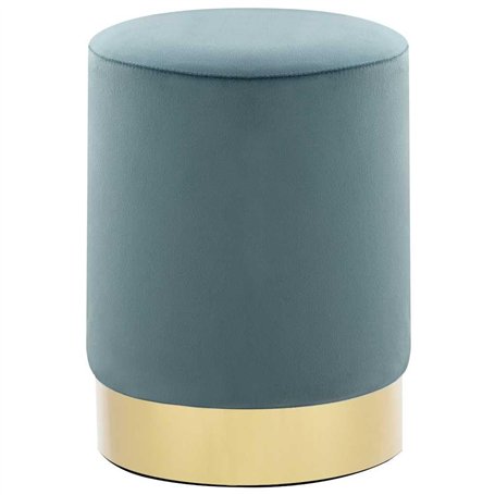 vidaXL Tabouret Repose-Pied de Salon Pouf de Salon Repose-Pied de Couloir Pouf de Chambre à Coucher Intérieur Maison Bleu Clair 