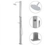 vidaXL Douche extérieure Droite INOX