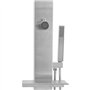 vidaXL Douche extérieure Droite INOX