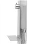vidaXL Douche extérieure Droite INOX