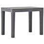 vidaXL Bancs de Jardin 2 pcs Moka Plastique