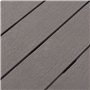 vidaXL Bancs de Jardin 2 pcs Moka Plastique