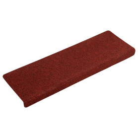 vidaXL Tapis d'Escalier 15 pcs, Protection d'Escalier Antidérapante, Moquette de Marches, Décoration Intérieur, Tissu Aiguilleté