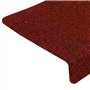 vidaXL Tapis d'Escalier 15 pcs, Protection d'Escalier Antidérapante, Moquette de Marches, Décoration Intérieur, Tissu Aiguilleté