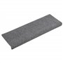 vidaXL Tapis d'Escalier 15 pcs, Protection d'Escalier Antidérapante, Moquette de Marches, Décoration Intérieur, Tissu Aiguilleté