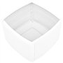 VidaXL Table d'appoint avec Espace de Rangement résistant aux intempéries Table Basse Table de Jardin Table de Balcon Table Blan