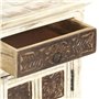 vidaXL Table de Chevet Table de Nuit Armoire de Chevet avec 1 Tiroir et 1 Porte Chambre à Coucher Blanc 40x30x50 cm Bois de Mang