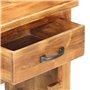 vidaXL Casier à Bouteilles Porte-Bouteilles Casier à Vin Stockage Range-Bouteilles Maison Intérieur 40x30x80 cm Bois Solide d'Ac