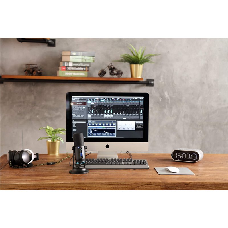 Image secondaire de Thronmax Mdrill One Microphone Professionnel sur Pied pour Gaming/Streaming/Youtube/ASMR/PC/Podcast Micro Cardioide Omnidirectio