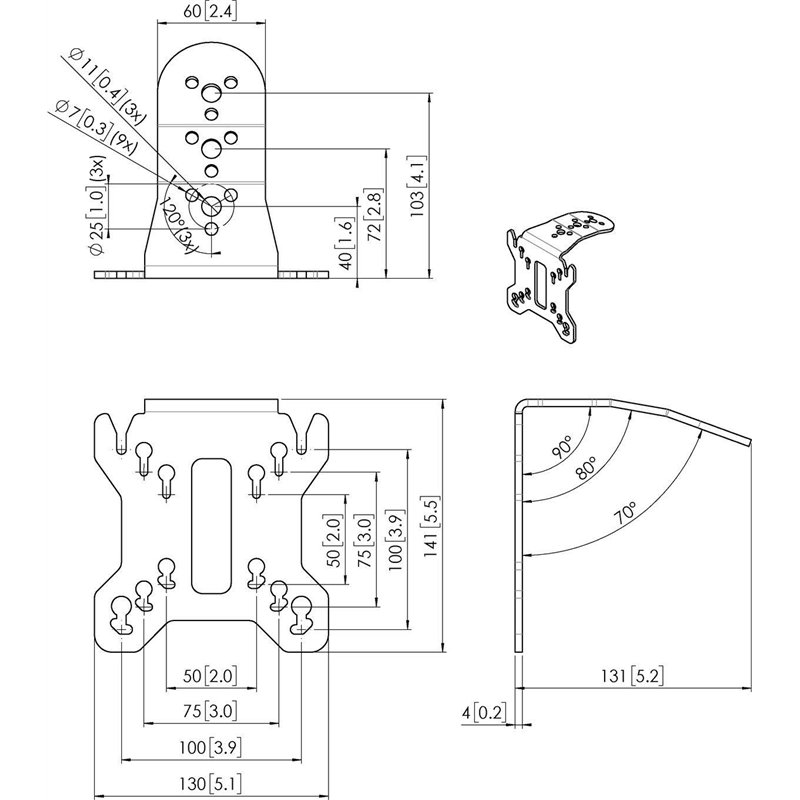 Image secondaire de PFI 3015 Interface 50X50, 75X75, 100X100