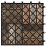 vidaXL 20x Acacia Solide Carreaux de Terrasse Dalle de Terrasse Plancher de Terrasse Tuile de Terrasse Carreaux de Jardin Délava