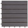 vidaXL 30x Acacia Solide Carreaux de Terrasse Dalle de Terrasse Plancher de Terrasse Carreaux de Jardin Tuile de Terrasse Délava
