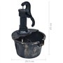 vidaXL Fontaine de Jardin avec Pompe Fontaine Ornementale Fontaine Décorative Extérieur Arrière-Cour Durable Robuste Résistant P