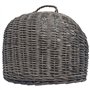 vidaXL Cage de Transport pour Chats Gris 50x42x40 cm Saule Naturel