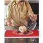 Pasabahce A&R Plat Présentoir à Pâtisserie en Verre Transparent avec Cloche en Verre