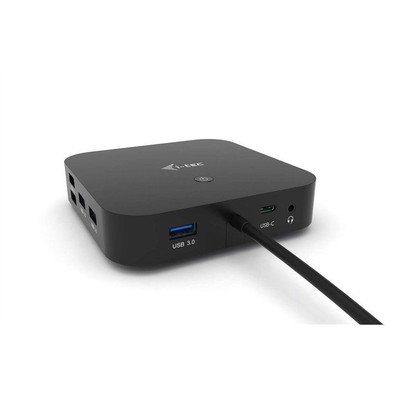 i-tec Station d'accueil USB-C 2 x 4 K - 2 x DisplayPort 1 x USB-C 3 x USB 3.0 2 x USB 2.0 1 x GLAN 1 x audio/micro